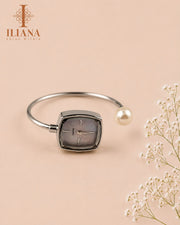 Iliana Crystal Studded Gold-Tone Women's Analog Watch | Elegant Designer Bracelet Watch